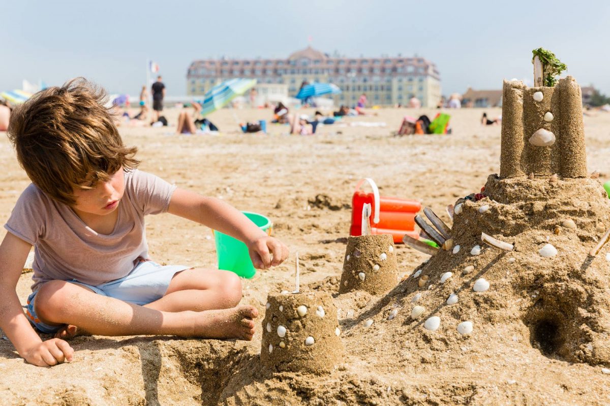 Am Strand von Deauville