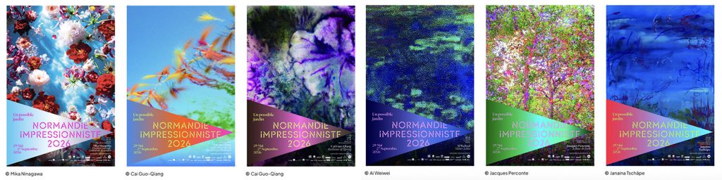 Affiches du festival Normandie Impressionniste 2026
