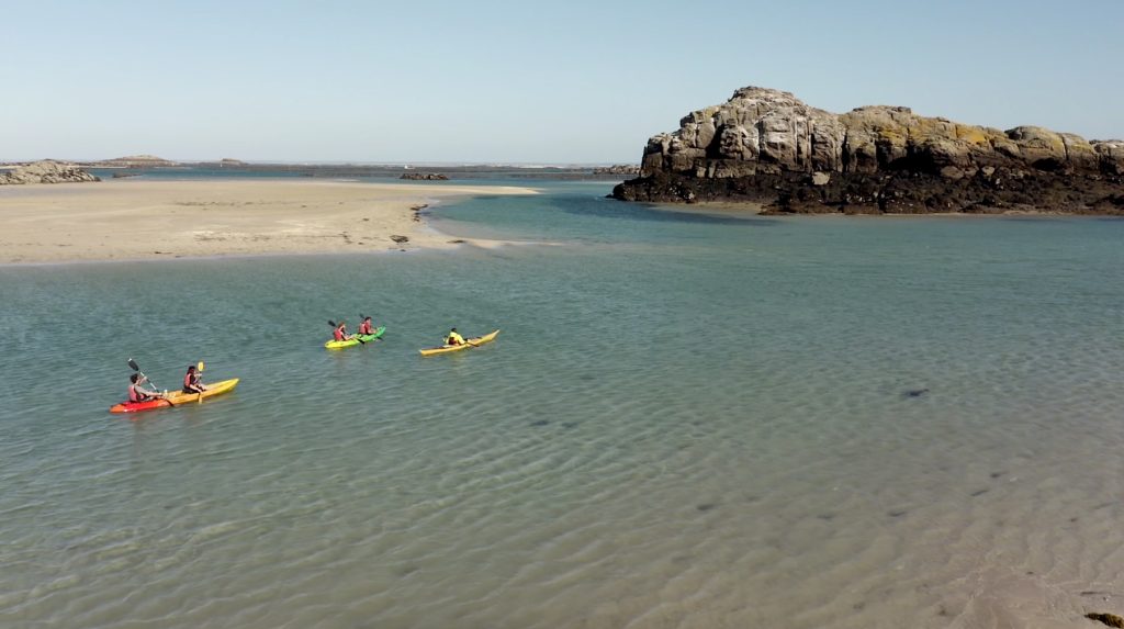 Kayak vers les îles Chausey - Expérience