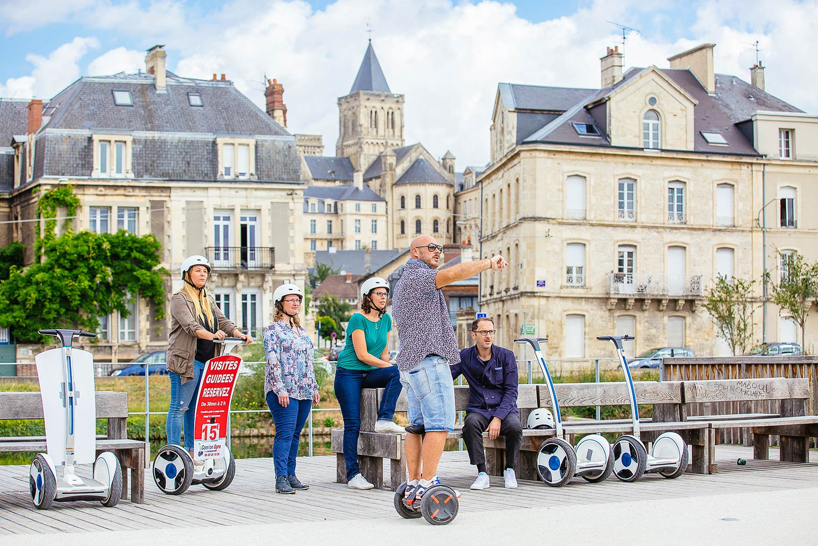 Balade en gyropode à Caen