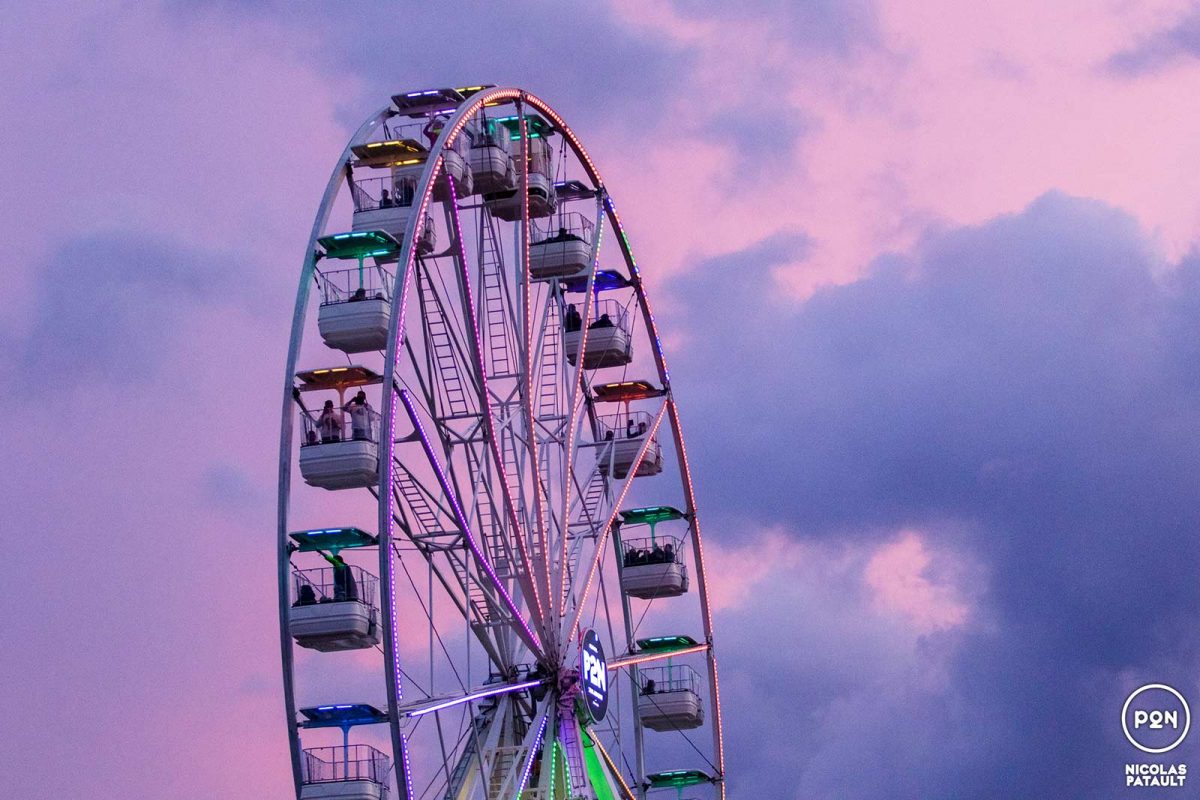 Grande roue au Festival Papillons de nuit