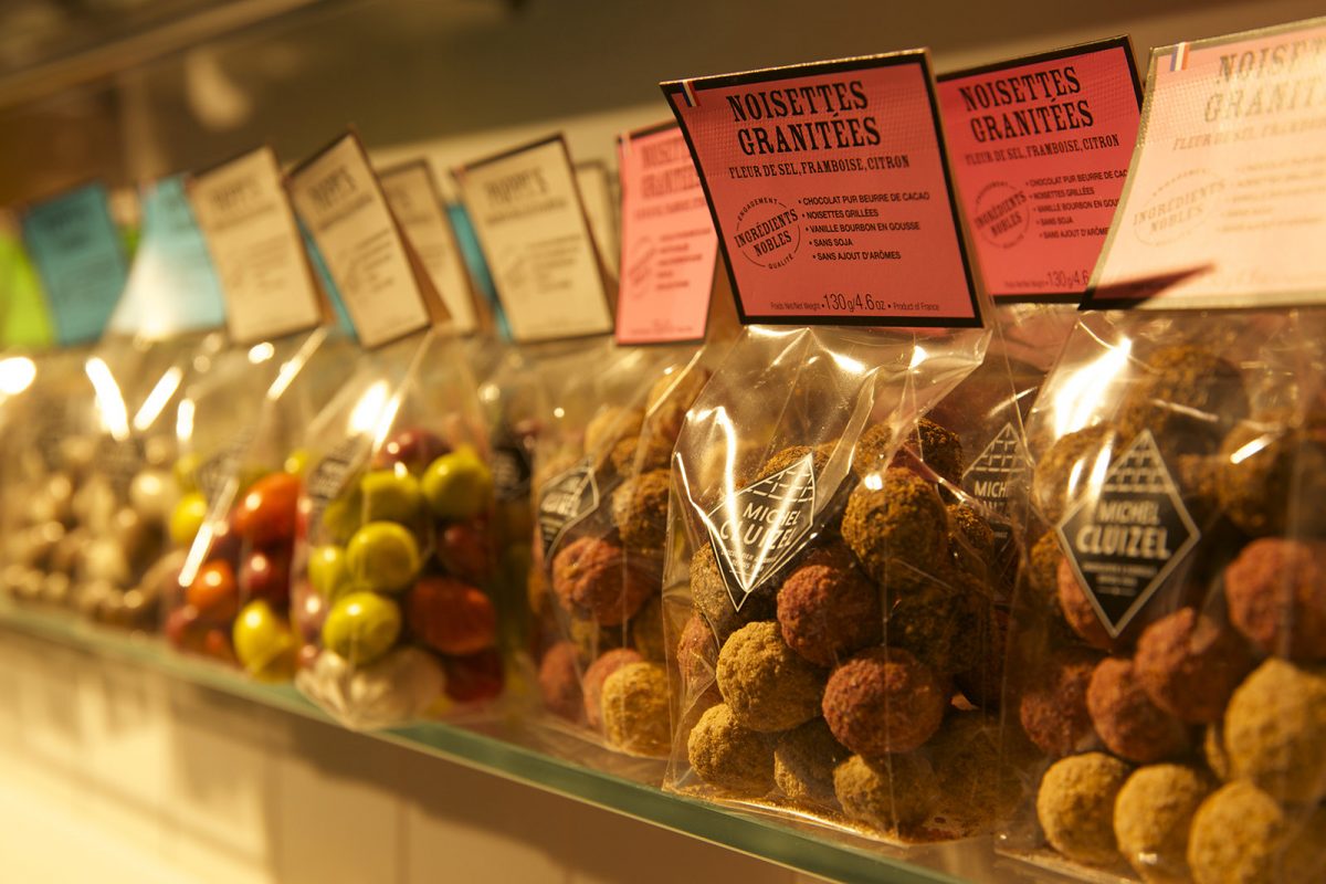 Chocolates at the Cluizel factory