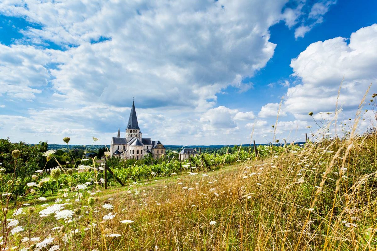 Abbaye Saint-Martin-de-Boscherville et campagne environnante