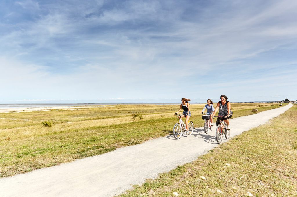 A vélo dans la baie du Mont-Saint-Michel