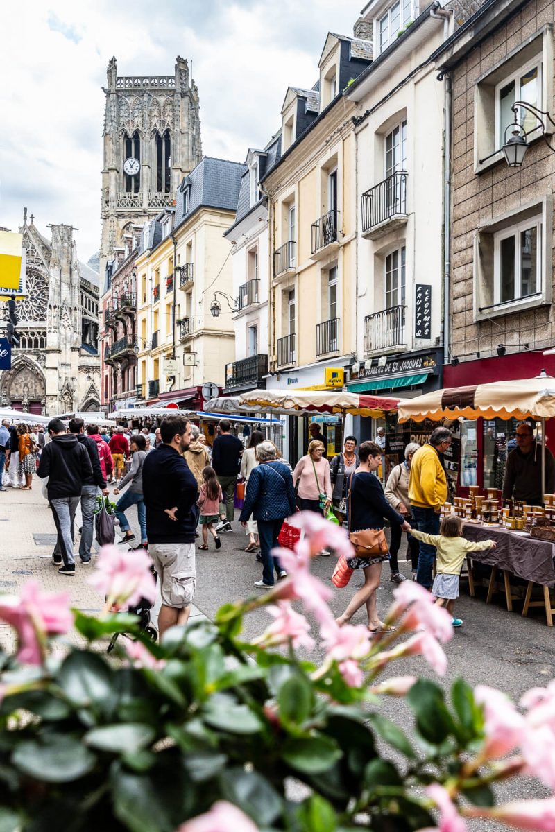 Marché Rue de Dieppe