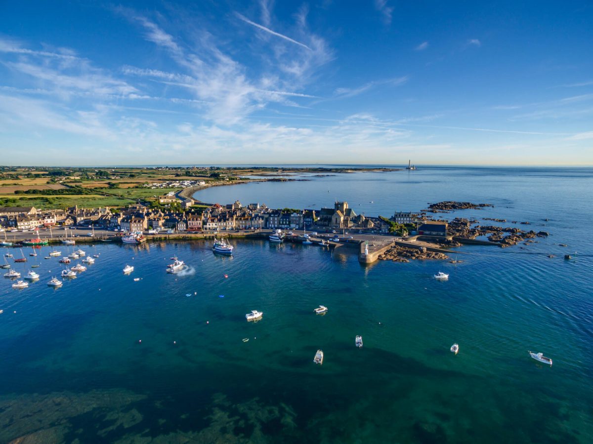 Vista aérea de Barfleur