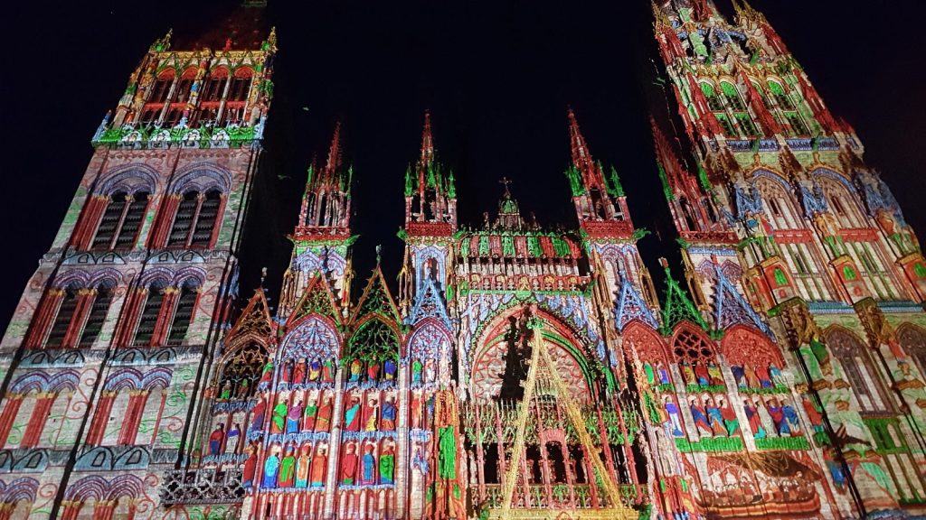 Cathédrale de Lumières à Rouen