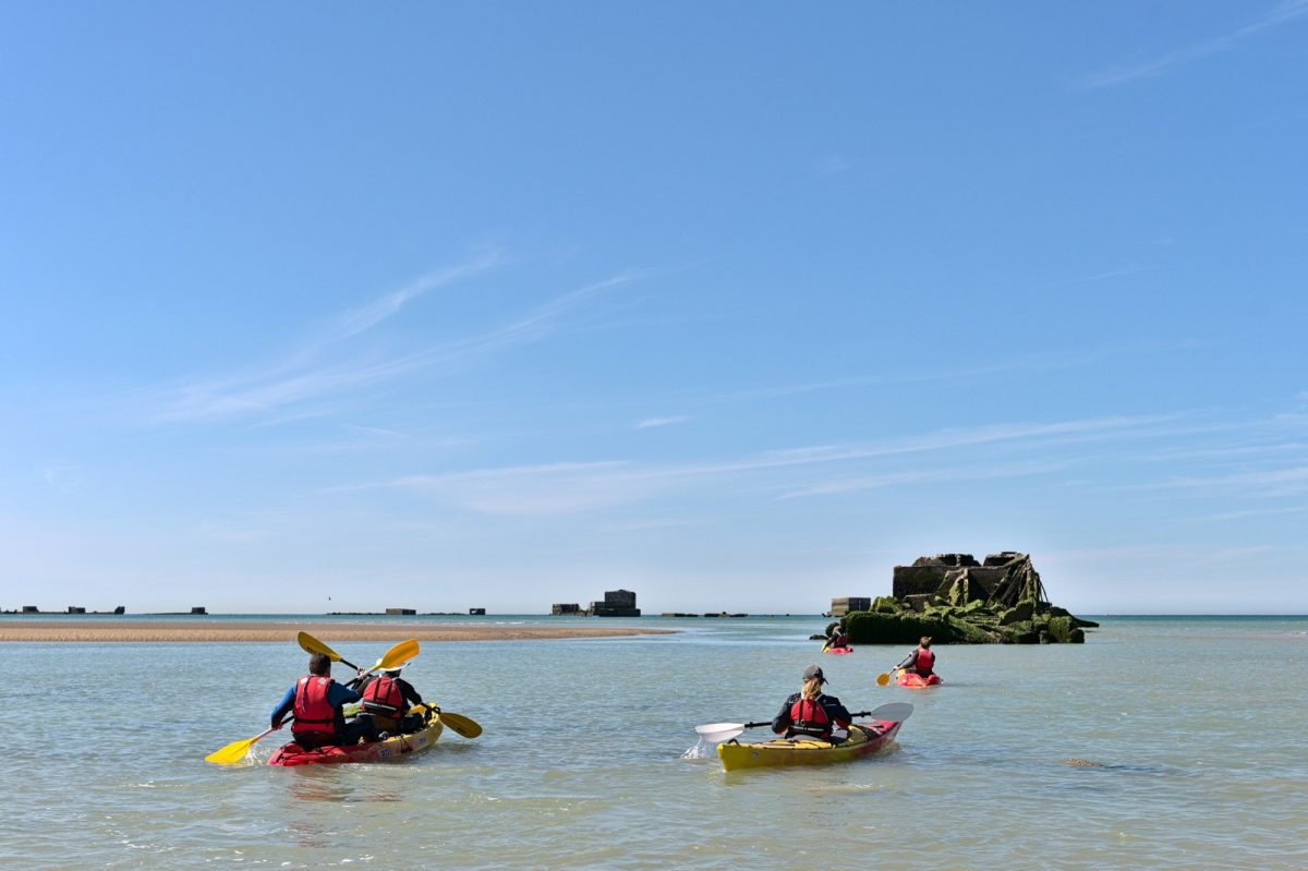 Kayak en Arromanches - Asnelles