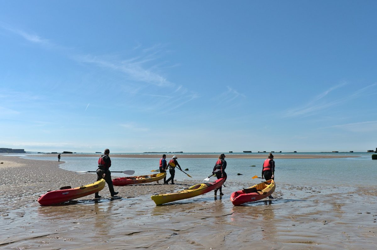 Kayak en Arromanches - Asnelles