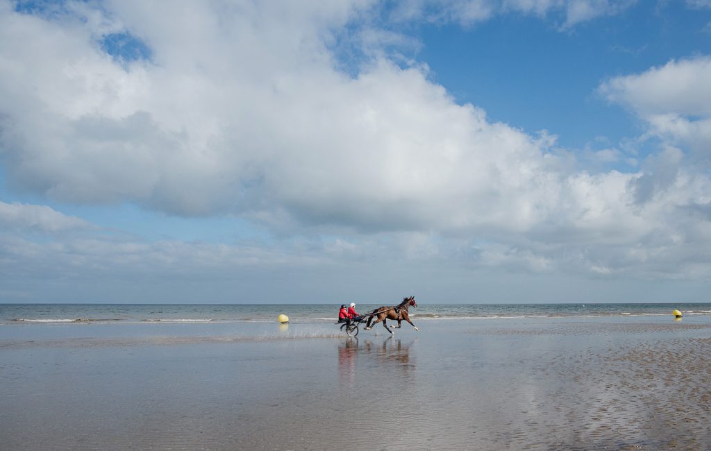 Sulky Expérience sur la plage de Deauville