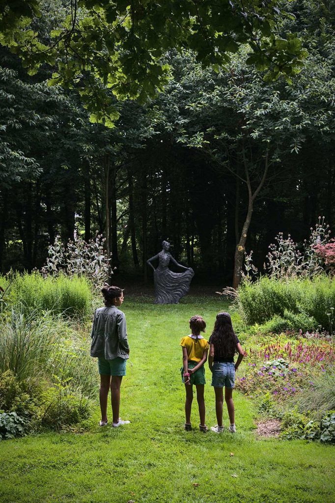 Family visit to the Sculpture Garden