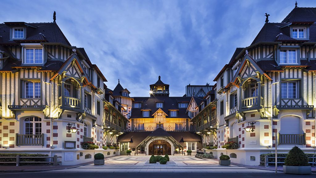 Façade de l'Hôtel Barrière le Normandy Deauville