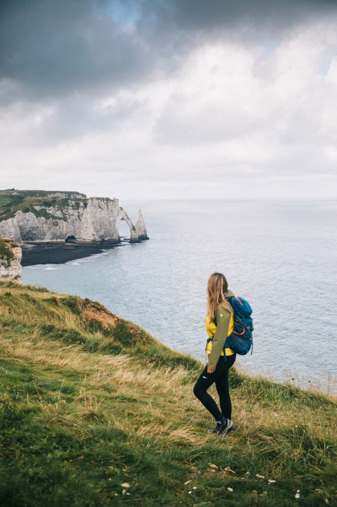 Overlooking Etretat