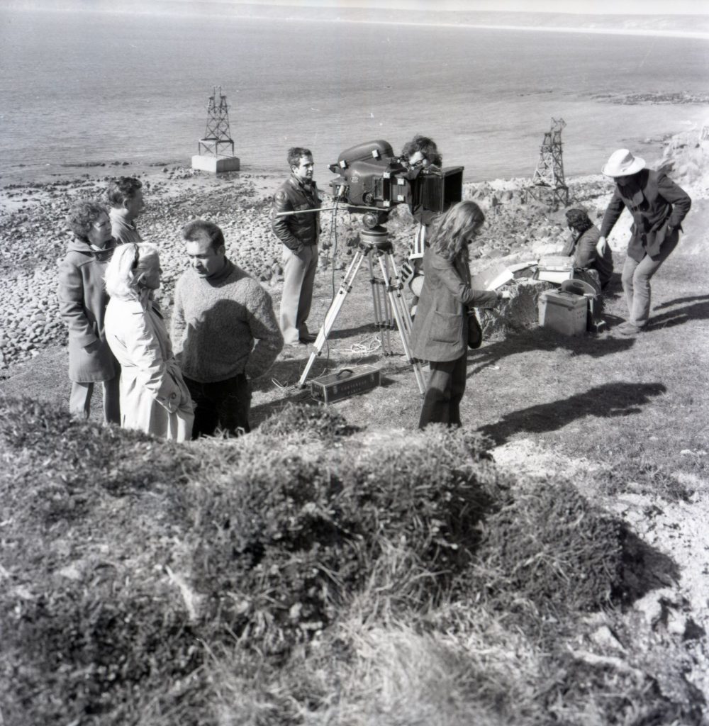 Tournage les deux anglaises et le continent Flamanville 1970 © Jean-Marie Lezec