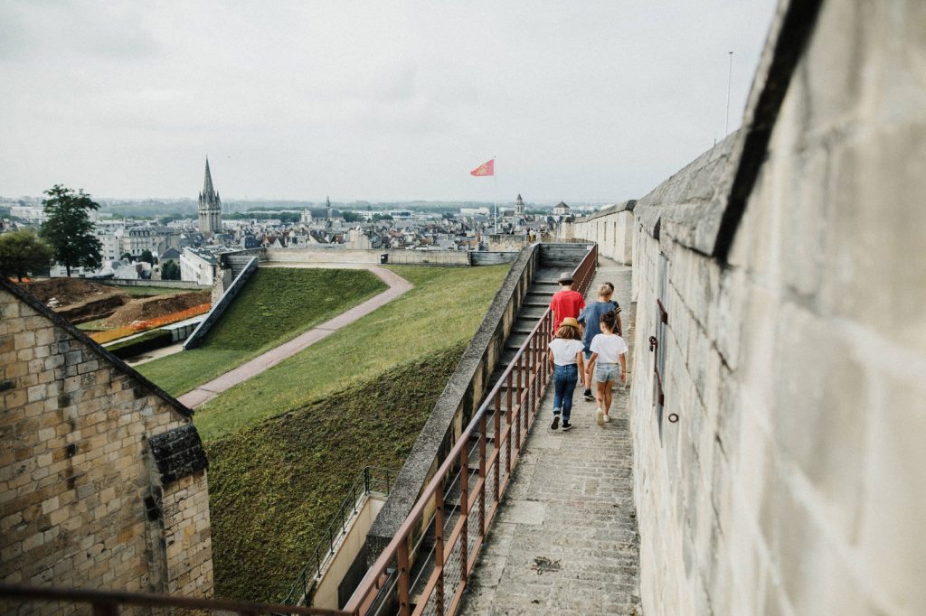 Vue sur Caen depuis le château