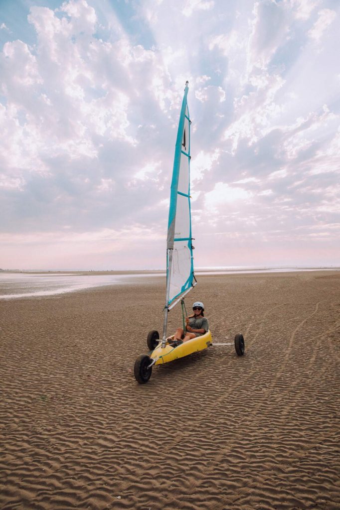 Char à voile à Cabourg