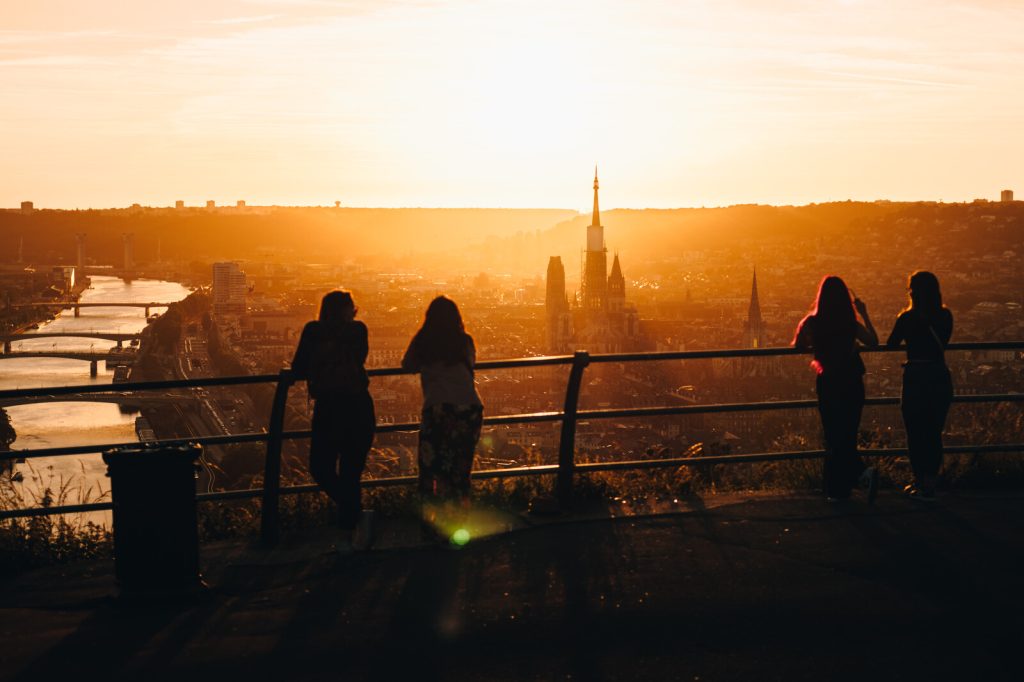 Aussichtsplattform Sainte Catherine in Rouen