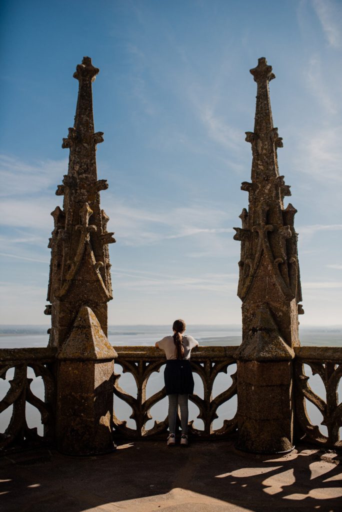 Panoramic views from the Mont-Saint-Michel Abbey