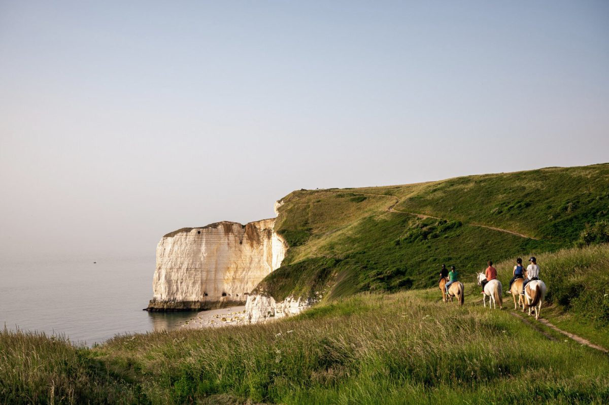 Balade à cheval domaine equestre Etretat