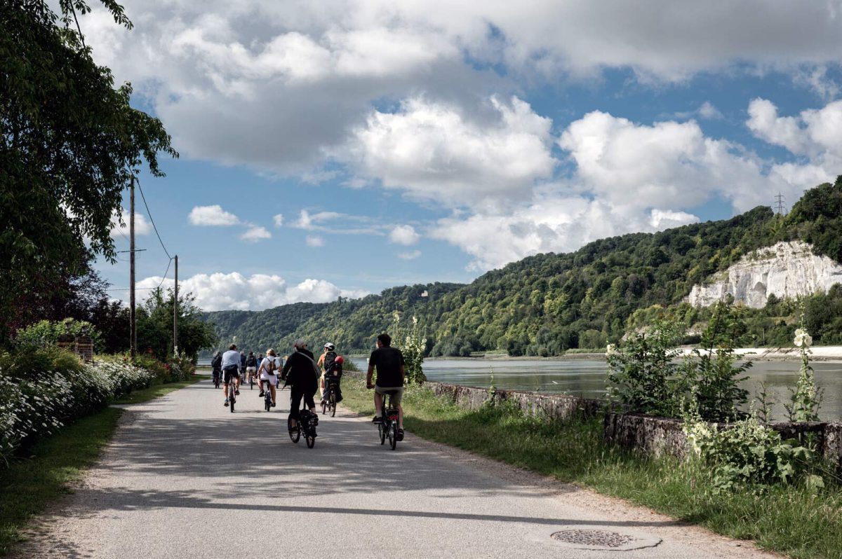 A vélo en bords de Seine