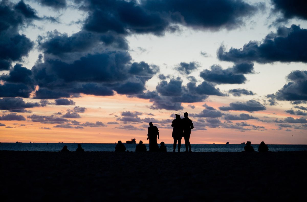 Sur la plage du Havre