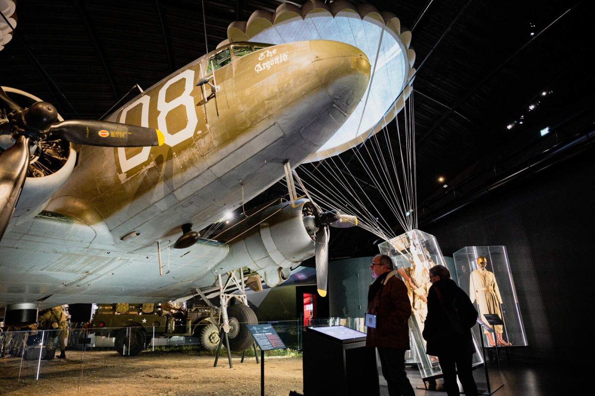 Dans le bâtiment C-47, Airborne Museum