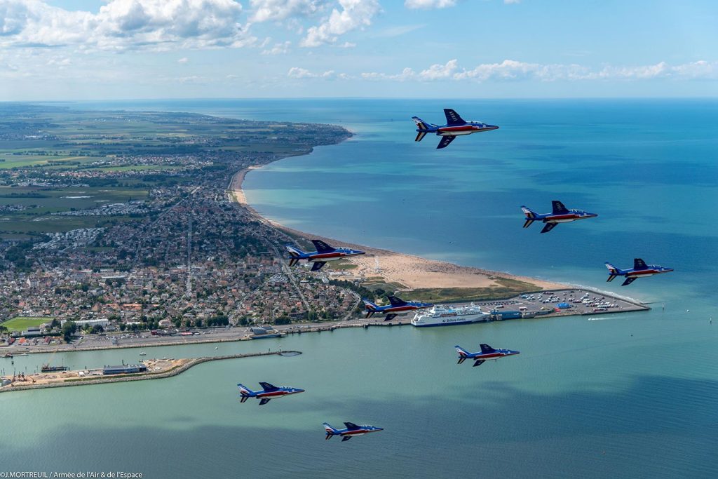 Flight over Ouistreham, Patrouille de France