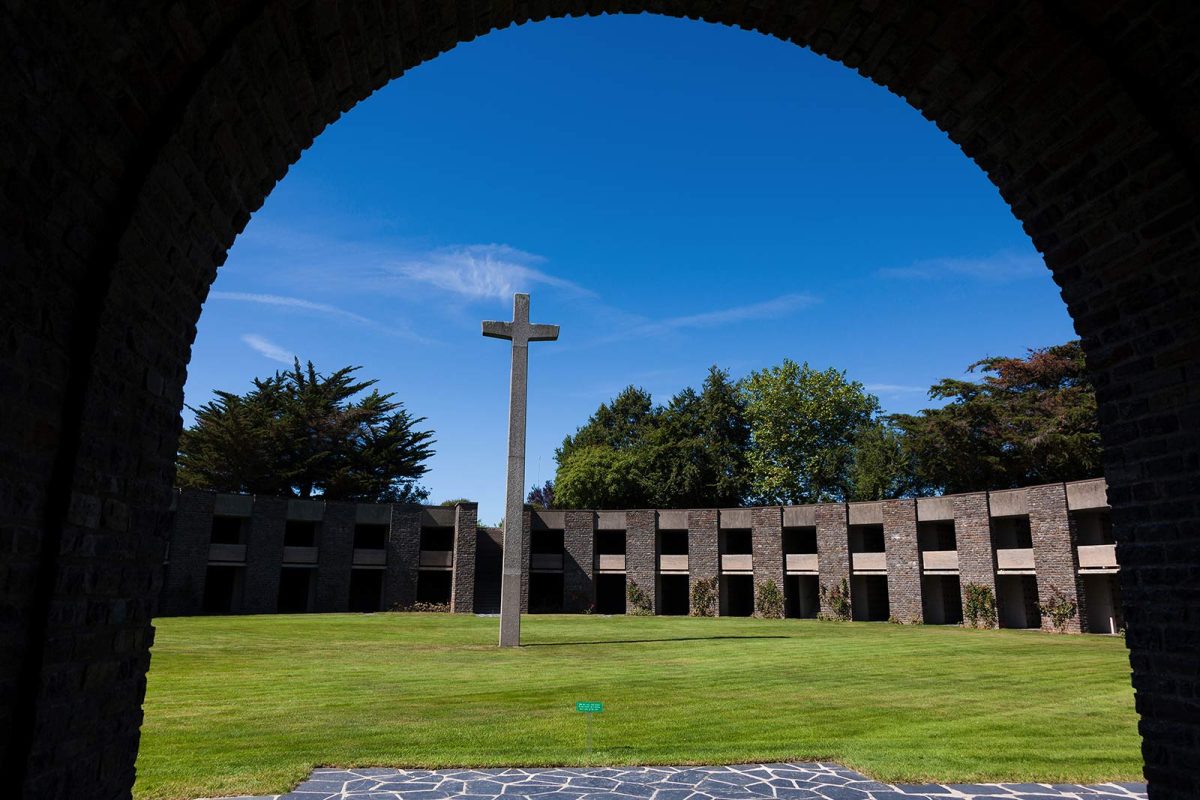 German military cemetery in Huisnes-sur-Mer