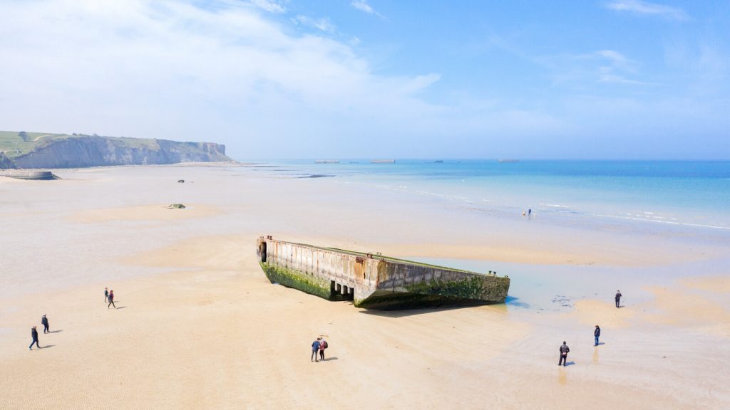Sur la plage d