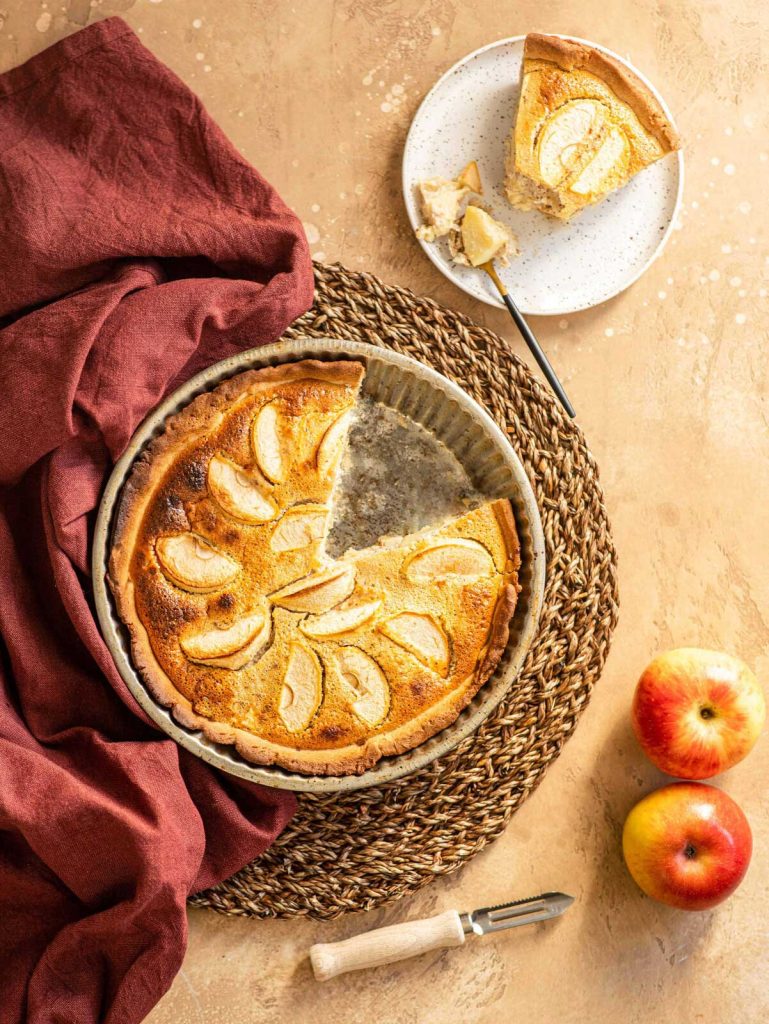 Tarte normande aux pommes
