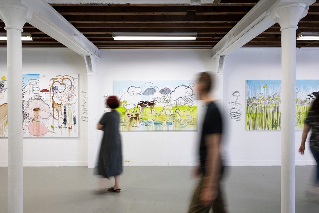 Arnaud BERTEREAU pour la Galerie DUCHAMP, exposition « Ruminé » de Fabrice HYBER