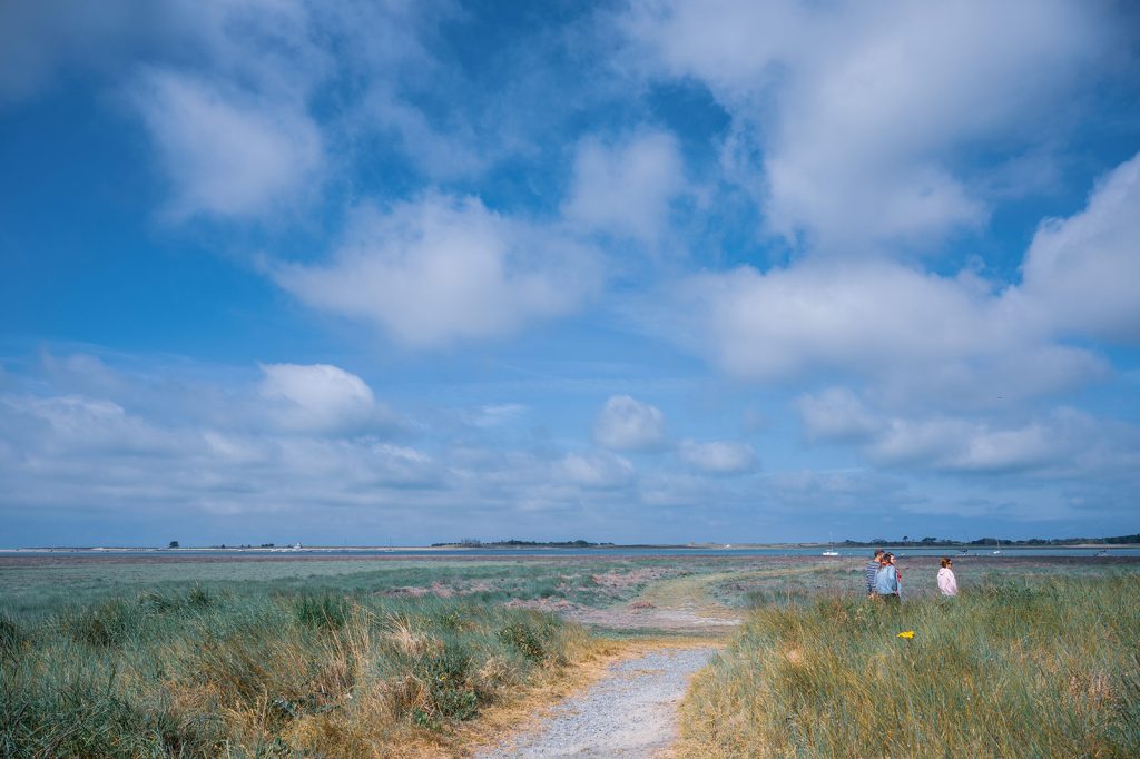 Vue sur le havre de Regnéville-sur-Mer