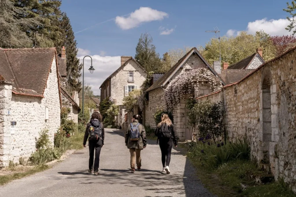 Sur le GR2 à Pressagny L'Orgueilleux