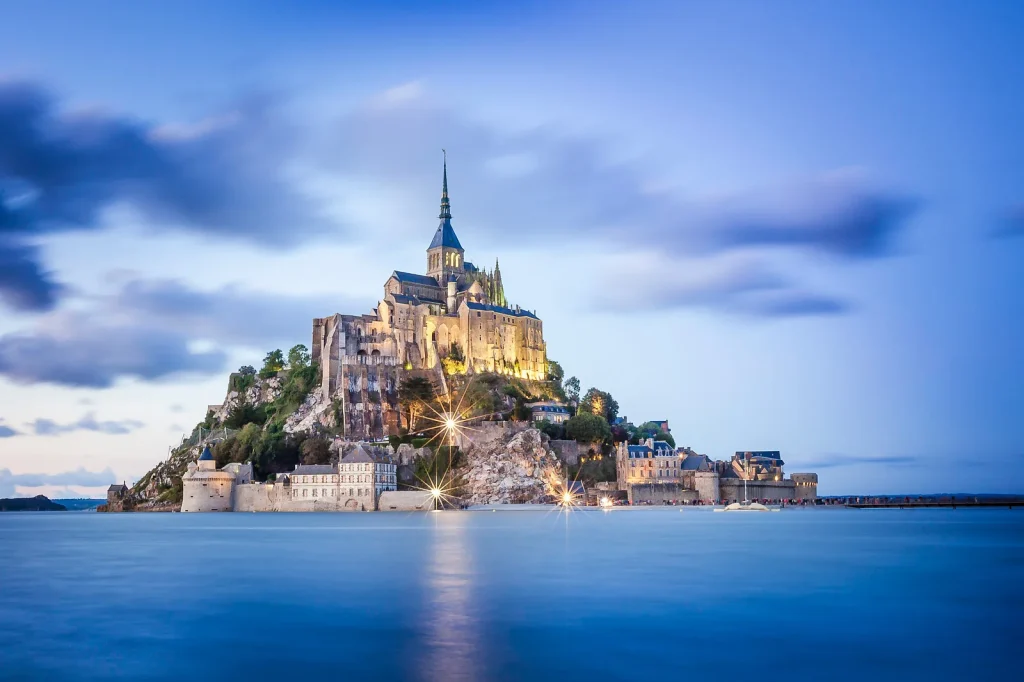 The Mont-Saint-Michel at high tide