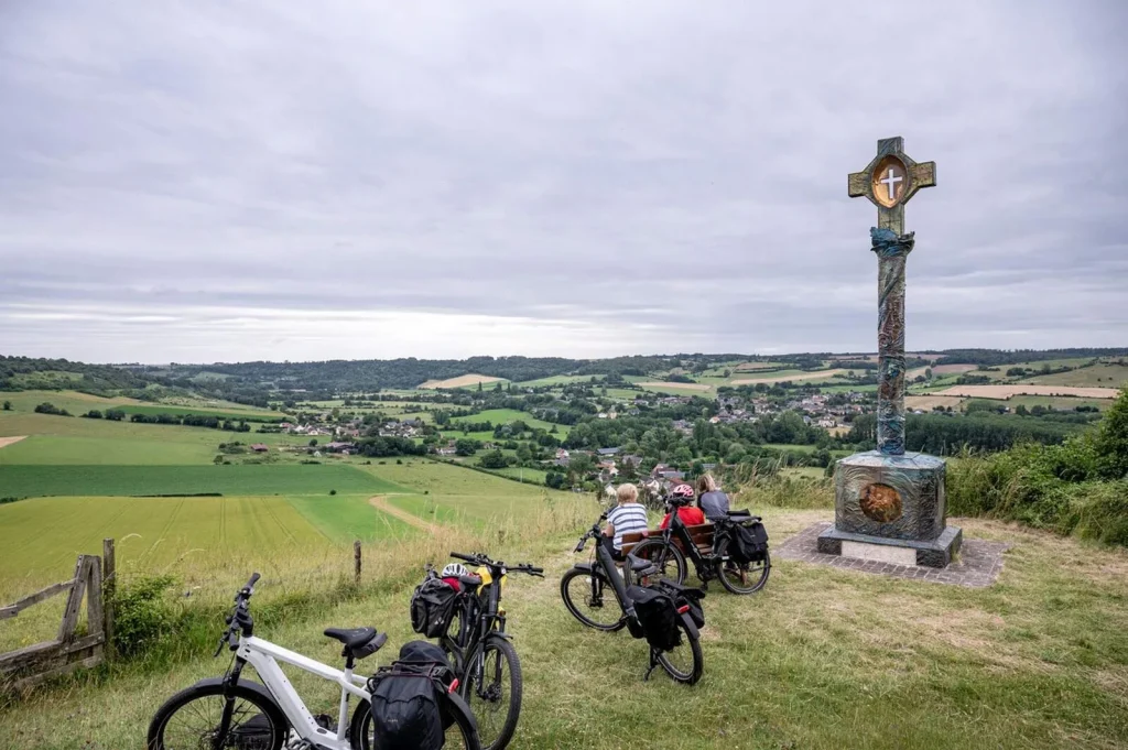 A panoramic view from Saint-Pierre-Es-Champs