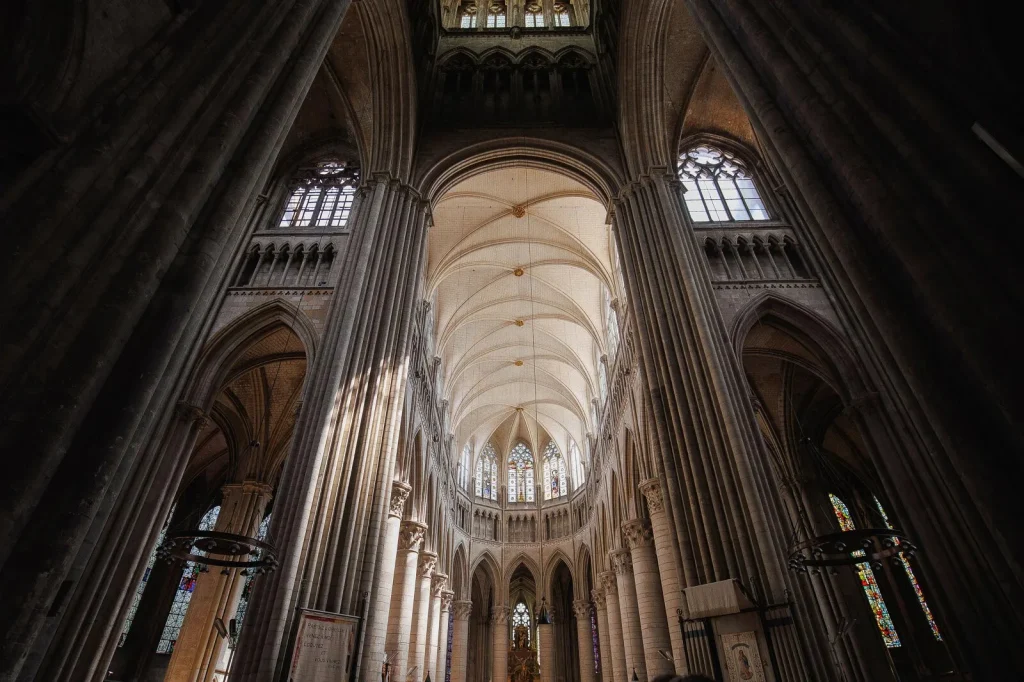 Techos abovedados de la catedral de Ruán