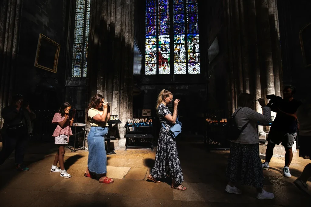 Visita guiada de la catedral de Rouen, con los espejos