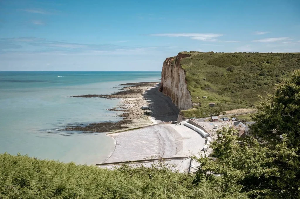 The beach at Les Petites Dalles