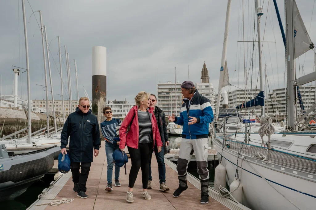 Llegada al puerto deportivo de Le Havre