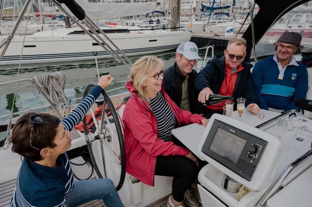 Aperitivo a bordo del yate