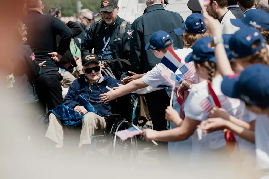 Kids meet the veterans in Deauville