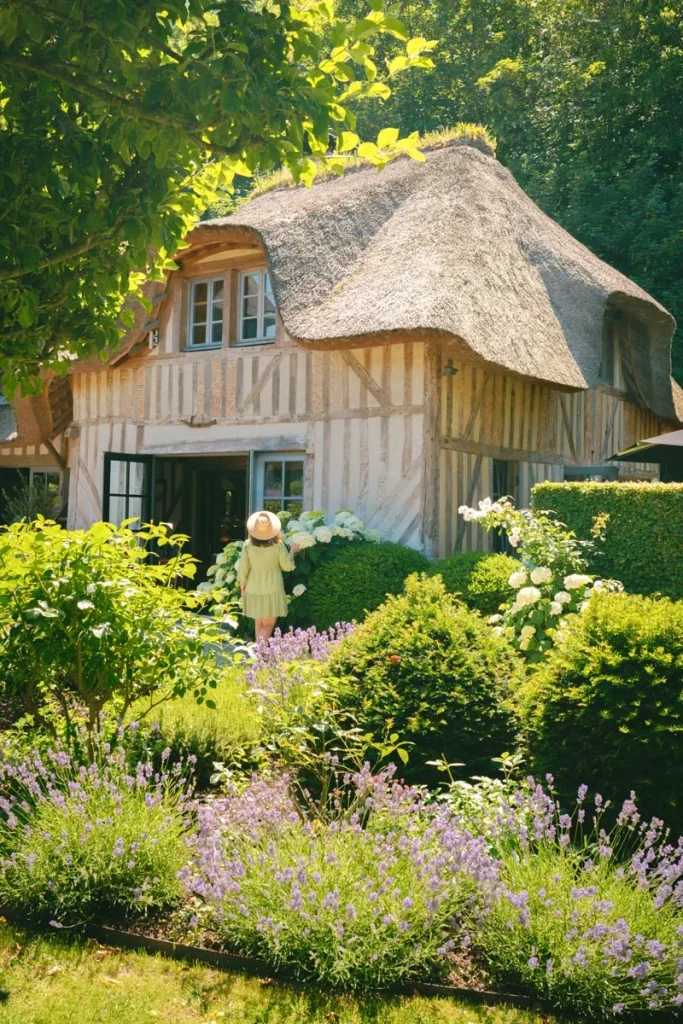 Garten der Ferme Saint Simeon