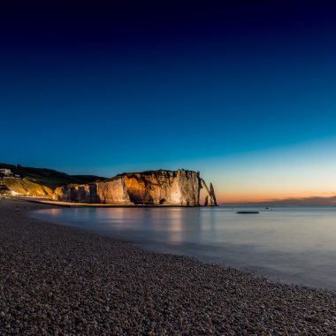 La plage d'Etretat