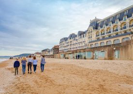 Plage de Cabourg devant le Grand Hôtel