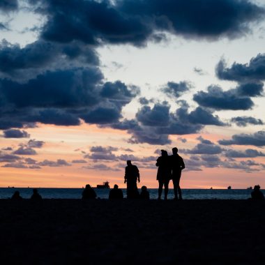 Sur la plage du Havre
