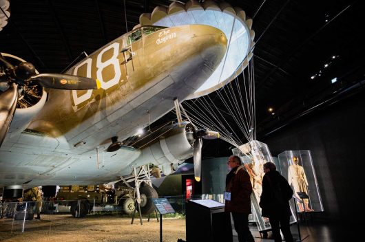 Dans le bâtiment C-47, Airborne Museum