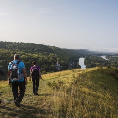 Panorama sur la Seine sur le GR2