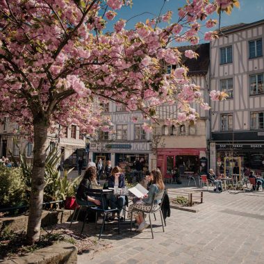 En terrasse à Rouen