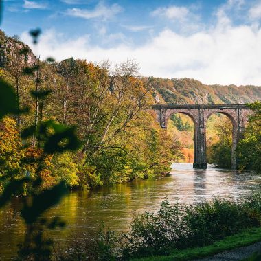 Viaduc du Vey en Suisse normande