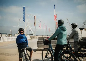 Vélo en famille à Ouistreham